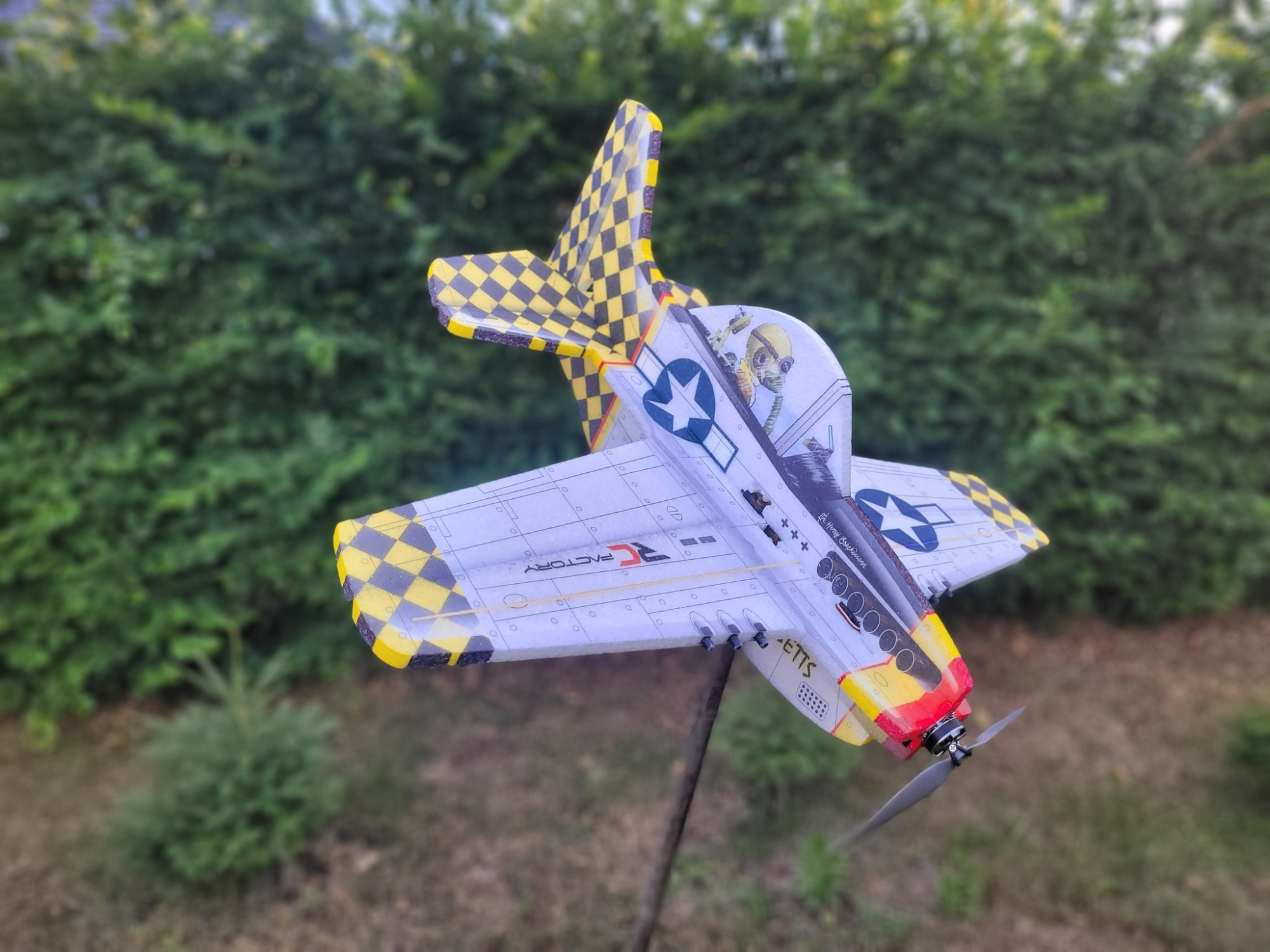MUSTANG P-51 CARTOON W.B. RC FACTORY - Bilde 4