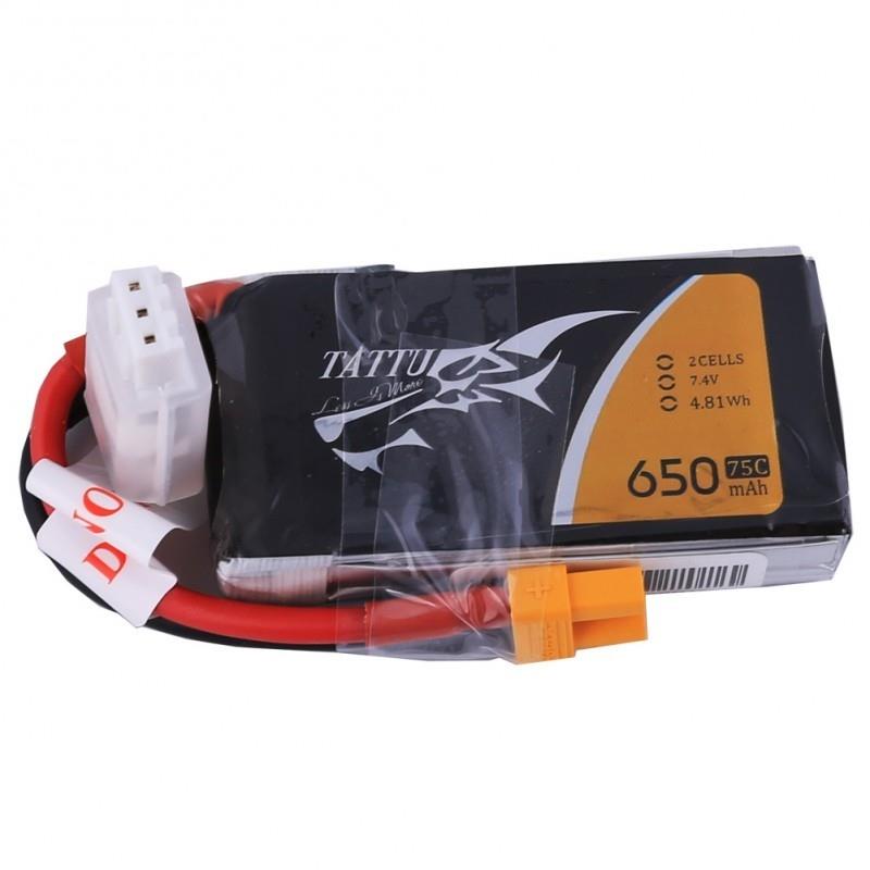 GENS ACE TATTU 2S-650MAH-75C - XT-30 PLUGG