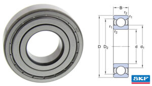 v02_47CB00A41E50AD9A50C18E4C09A563CA.jpg SKF KULELAGER 626-2Z 6X19X6MM