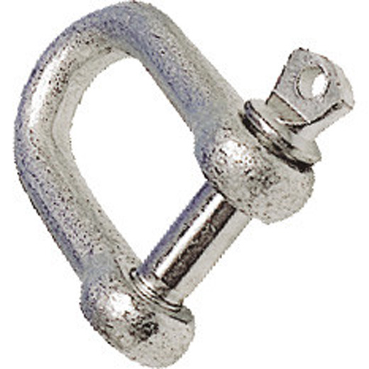 D-SJAKKEL RETT 14MM GALVANISERT
