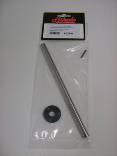HOLLOW MAIN ROTOR SHAFT LOGO 10, HARDENED