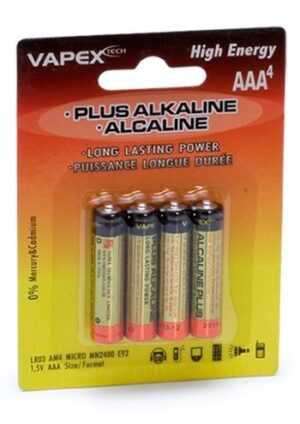 v02_493F2C0C41EC78FBFB0764B8647ADB77.jpg BATTERI ALKALISKE AAA 4PK - VAPEX