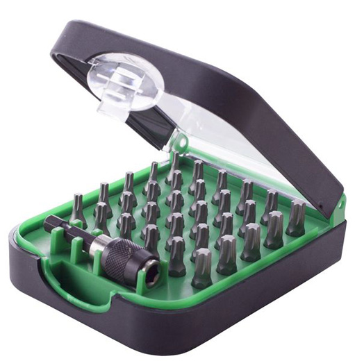 BITSBOKS 1/4" 25MM TORX ASSORTERTE STØRRELSER A31 - HITACHI