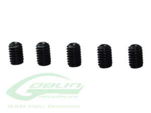 Point Set Screws M4 x 6 (5pcs) - Goblin 770/Goblin 630/700 Competition