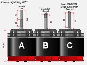 XNOVA LIGHTNING 4025-560 SHAFT B