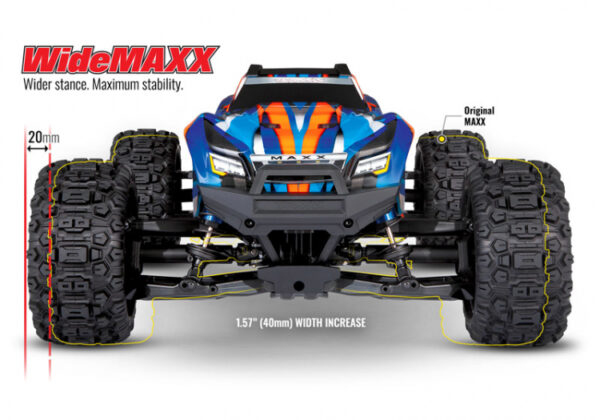 MAXX 4x4 W/WIDEMAXX 1/10 RTR TQi Bl TSM GREEN- TRAXXAS - Bilde 9