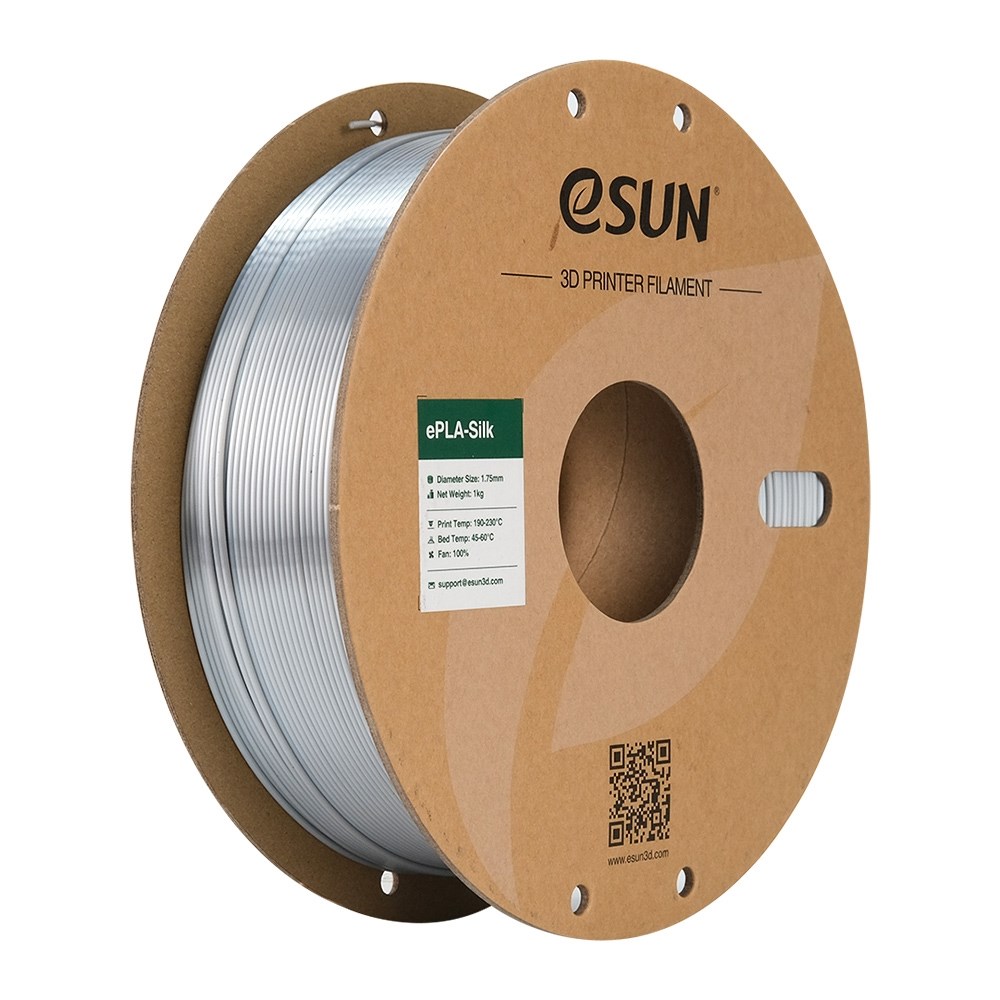 eSUN PLA-Silk 1.75mm 1kg - Silver