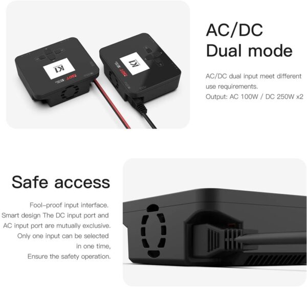 ISDT K1 12/220V 6S 10A SMART CHARGER - Bilde 4