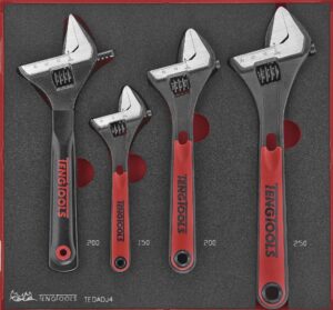 SKIFTENØKKELSETT EVA 4 DELER TEDADJ4 - TENG TOOLS