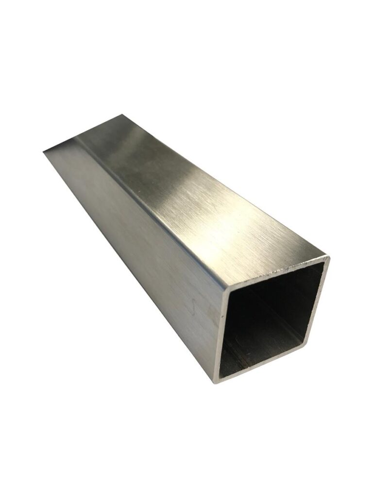 RF. 4-KT RØR 100X100X10 USLIPT AISI 304 - pris/m