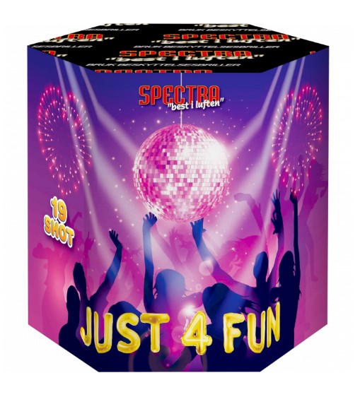 JUST 4 FUN CAKE, 19 SKUDD - SPECTRA
