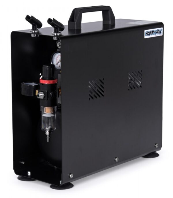 AIRBRUSH COMPRESSOR 1/4HP W/3.5L TANK (0-6BAR) - Bilde 2