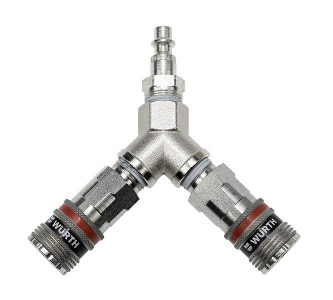 Y-KOBLING LUFT 3/8" NIPPEL. 320-SERIE Wsafe