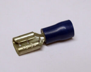 KABELSKO BLÅ FLAT HUN - 6,3MM 1,5 - 2,5