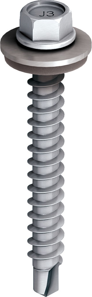 SELVBORENDE SKRUE A2 6-KANT M/PAKN. 6,5X50 BORK.0-2MM
