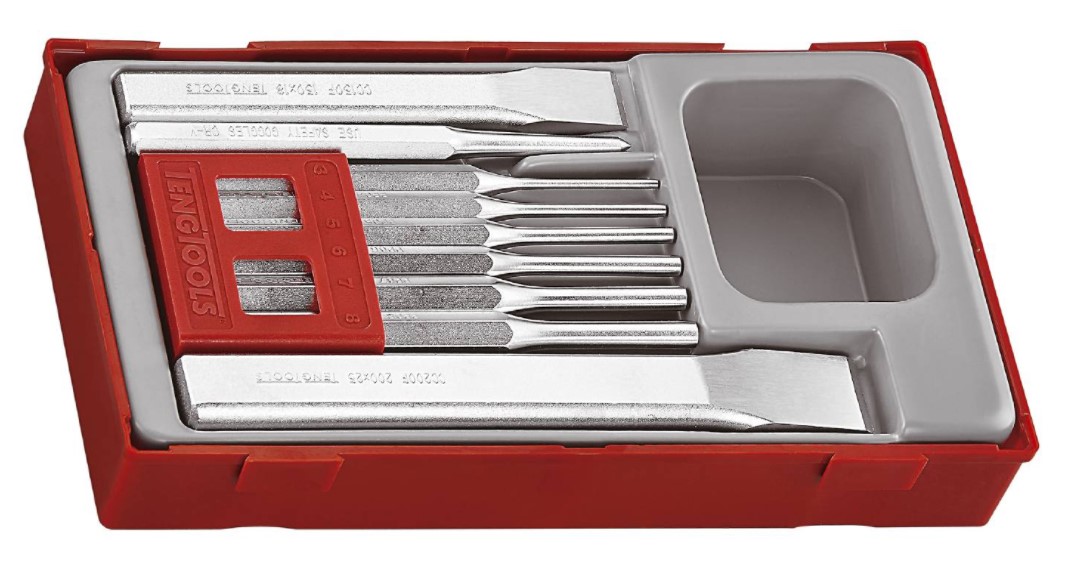 DOR & MEISELSETT TTCP09 9 DELER - TENG TOOLS - Bilde 2
