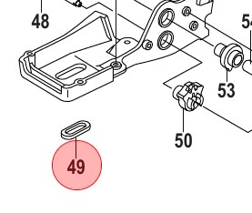 TETTING I DEKSEL SKIFT ARM MERCURY
