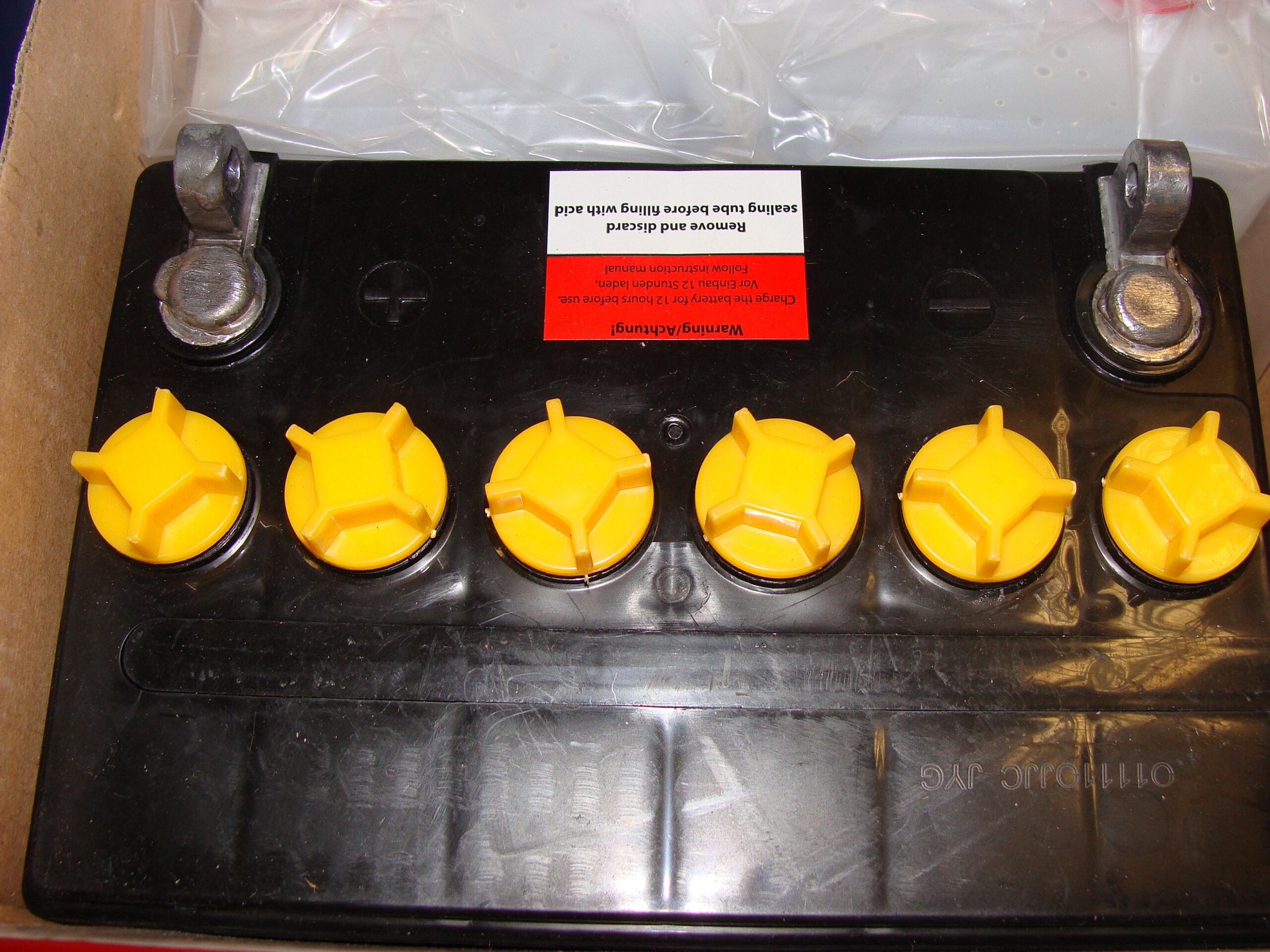 BATTERI 12V 24Ah LP POWER OF COMMAND +HØYRE SYRE FØLGER MED - Bilde 1