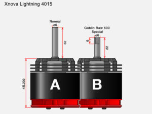 XNOVA LIGHTNING 4015-800 SHAFT B