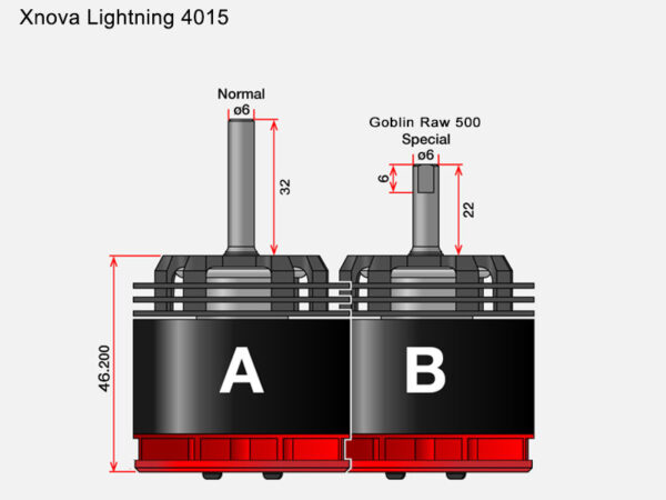 XNOVA LIGHTNING 4015-800 SHAFT B - Bilde 2