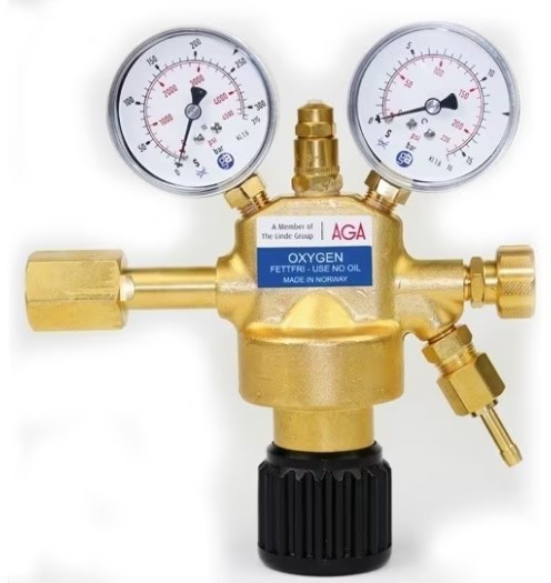 REGULATOR HYDROGEN (H2)/VARIGON 200/10 BAR - LINDE