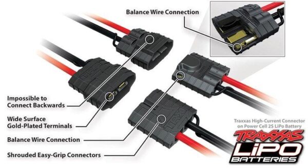 TRAXXAS 7,4V 7600MAH 2S M/TRX-PLUGG - Bilde 4