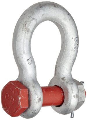 HARPESJAKKEL 1,0T GALVANISERT SERTIFISERT. BOLT 3/8"