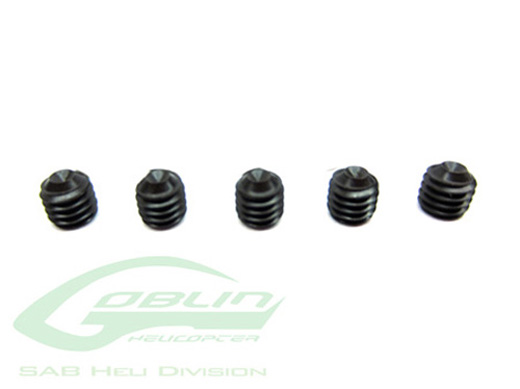 Cone Point Set Screws M4x4