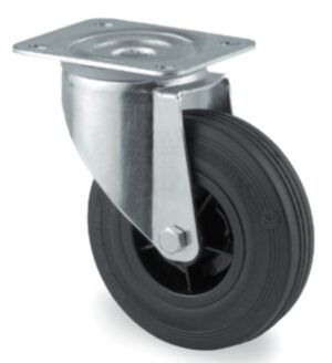 HJUL 125MM M/SVING PVR P62 100KG
