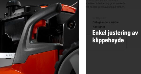 HUSQVARNA LC347V 47CM PLAST.CHASS KOMBIKLIPPER - Bilde 4