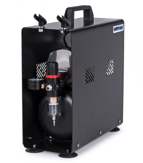 AIRBRUSH COMPRESSOR 1/6HP W/3L TANK (0-4BAR) - Bilde 1