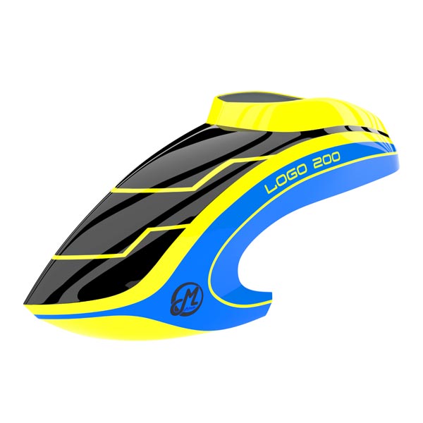 CANOPY LOGO 200 NEON-YELLOW/BLUE