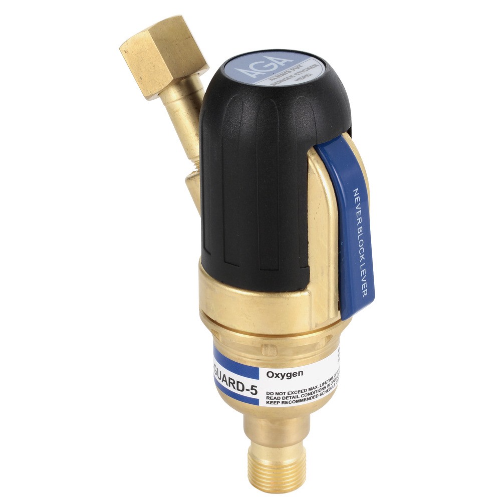 TILBAKESLAGSSIKRING OKSYGEN SAFE-GUARD-5 - AGA