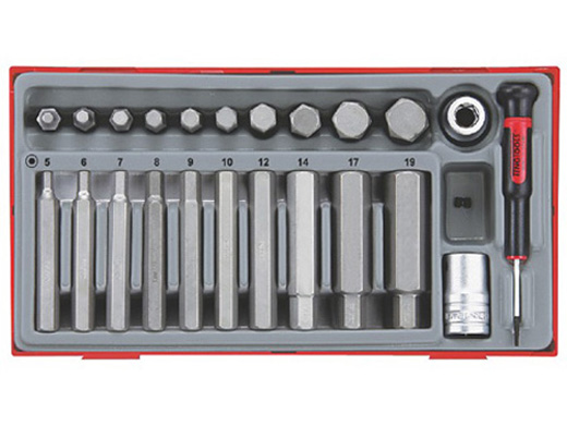 PIPESETT SEKSKANT 1/2 TTHEX23 - TENG TOOLS