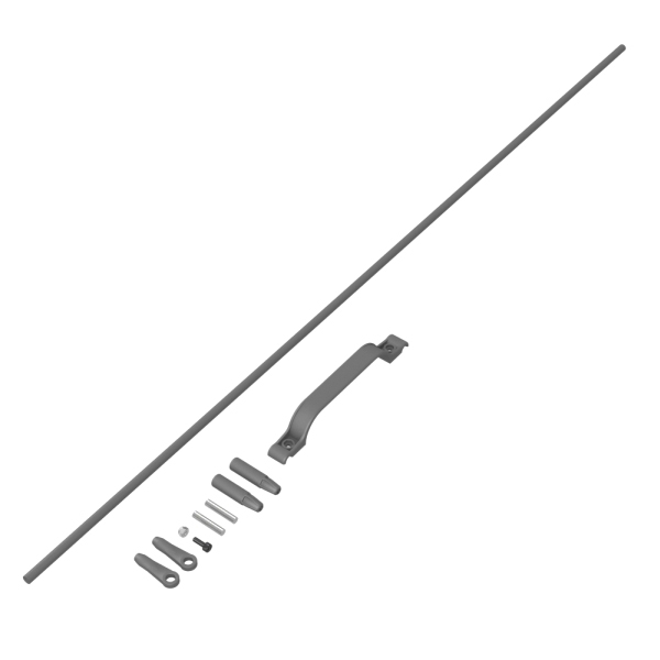 CARBON TAIL ROTOR ROD LOGO 480