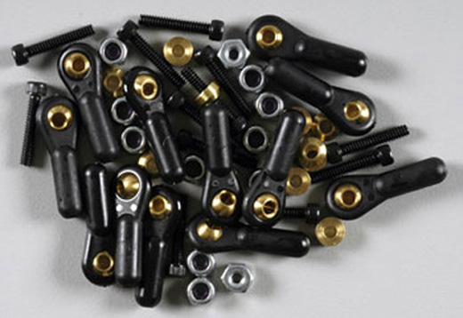BALL LINK HEAVY DUTY 4-40 SWIVEL (12ST) - DUBRO900