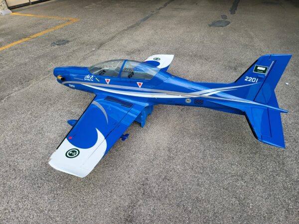 SEBART PILATUS PC-21 XL V2 BLUE W/LANDING GEAR - Bilde 2
