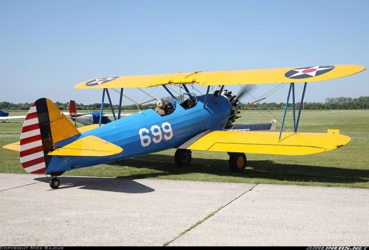 PT-17 STEARMAN 20CC BLUE/YELLOW ARF SEAGULL