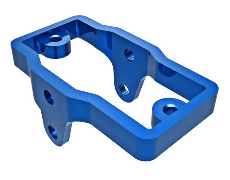 SERVO MOUNT T6 ALUMINIUM BLUE TRX-4M - TRAXXAS
