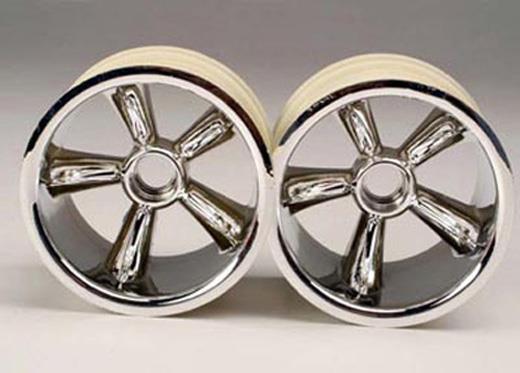 FELG PRO STAR CHROME FRONT 2.2" (B) RUSTLER - TRAXXAS