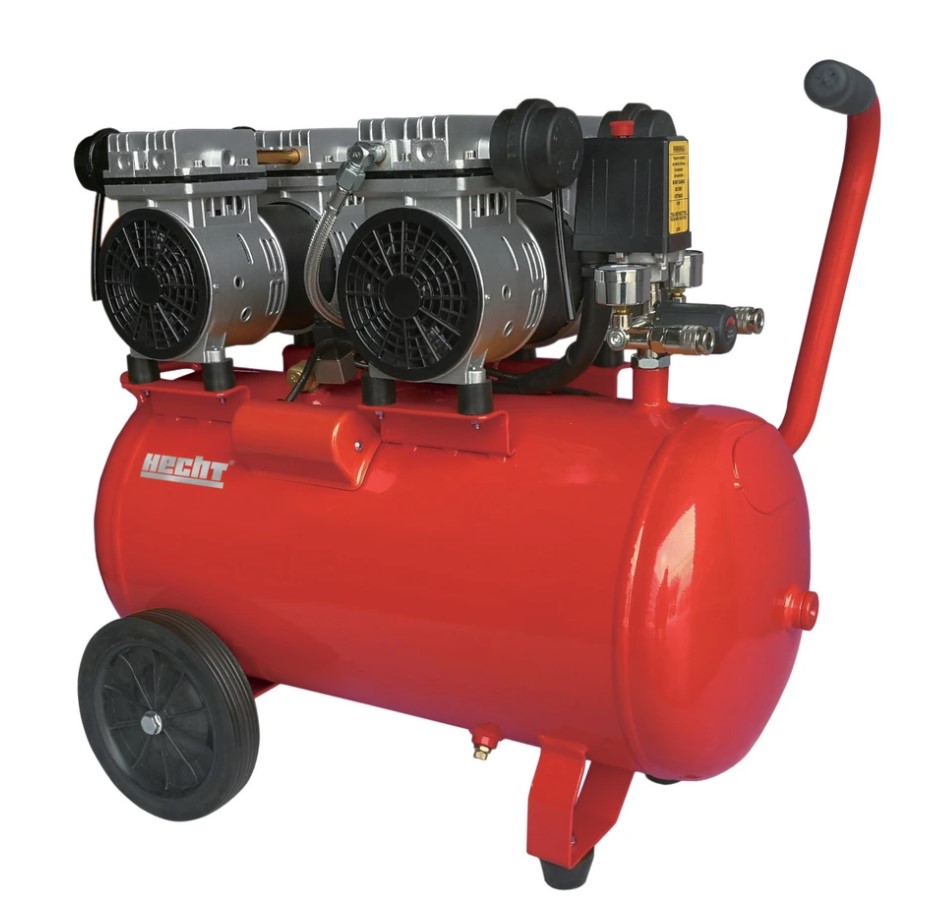 KOMPRESSOR OLJEFRI 50L 4-SYL. 3,0KW 4HK 528L/MIN 8-BAR HECHT