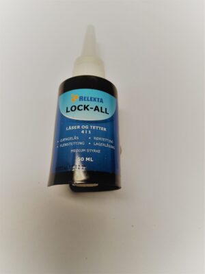 SKRUE/GJENGELÅS AKS.LÅS TETTNING RELEKTA LOCK-ALL 50ML BELG