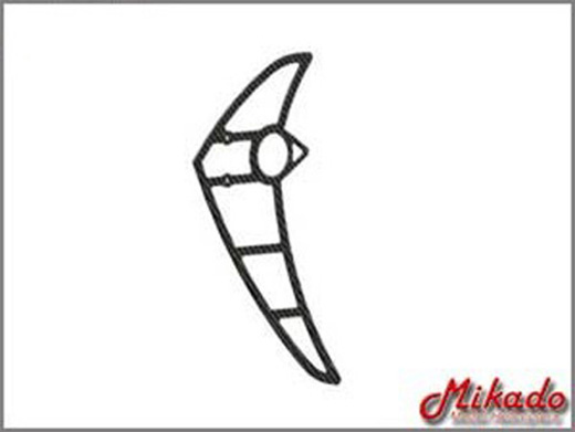 Vertical stabilizer, carbon