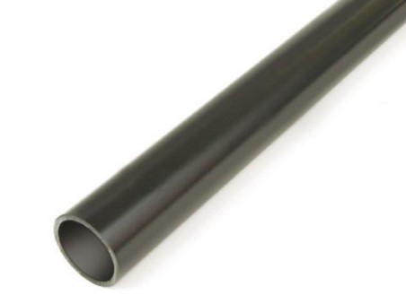 SORT STÅLRØR 88,9x4,5 - pris/mtr