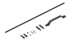 CARBON CONTROL ROD FOR TAIL LOGO 600SE/690SX