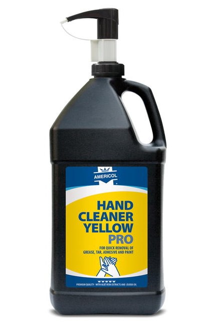 HÅNDRENS YELLOW PRO M/PUMPE, 3,8L - AMERICOL