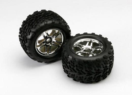 TALON DEKK OG 5-EIKE FELG MONTERT - TRAXXAS