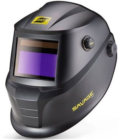 SVEISEMASKE SORT SAVAGE A41 490G 9-13 ESAB 0700504100 M/ EXT BAT. OG GLASS