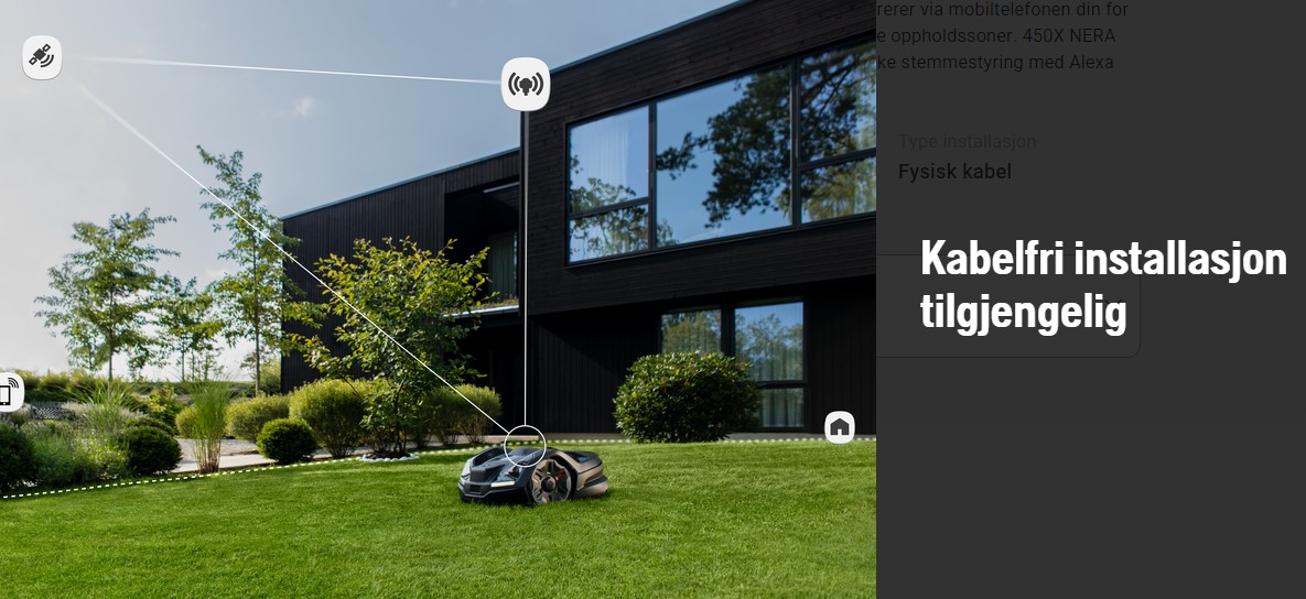 HUSQVARNA AUTOMOWER AM 450X II NERA - ROBOTKLIPPER - Bilde 2