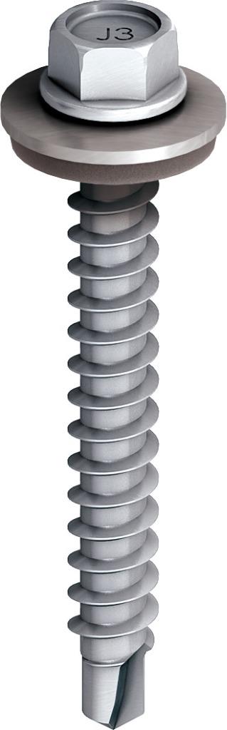 SELVBORENDE SKRUE A2 FOR TRE 6-KANT M/PAKN. 6,5X120 BORK.0-2MM